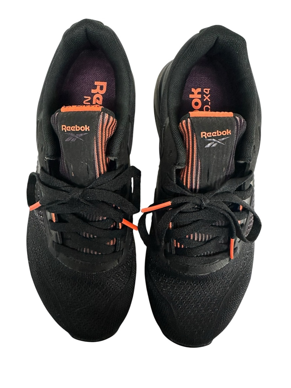 REEBOK Nano X4 / Black Midnight Plum & Coral Athletic Shoes / Women 7 / Goth - Picture 8 of 15